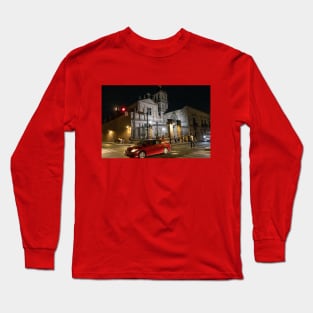 Mexico. Morelia. Church at Night. Long Sleeve T-Shirt